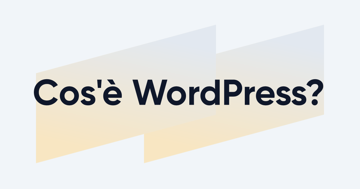 scopri cos'è wordpress, la piattaforma di creazione di siti web più popolare al mondo. impara come utilizzarla per costruire blog, portafogli e negozi online con facilità. unisciti a milioni di utenti che hanno scelto wordpress per la loro presenza online.