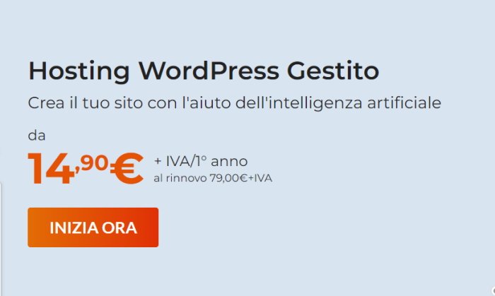 scopri l'offerta di hosting wordpress su aruba a meno di 15€! sfrutta prestazioni elevate, supporto dedicato e installazione facile per il tuo sito web. approfitta ora di un hosting conveniente e affidabile.