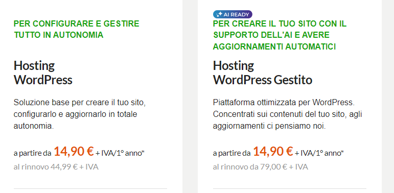 scopri il nostro hosting wordpress a solo 14,90€! semplice, veloce e sicuro, ideale per il tuo sito web. inizia oggi stesso e porta la tua presenza online al livello successivo!