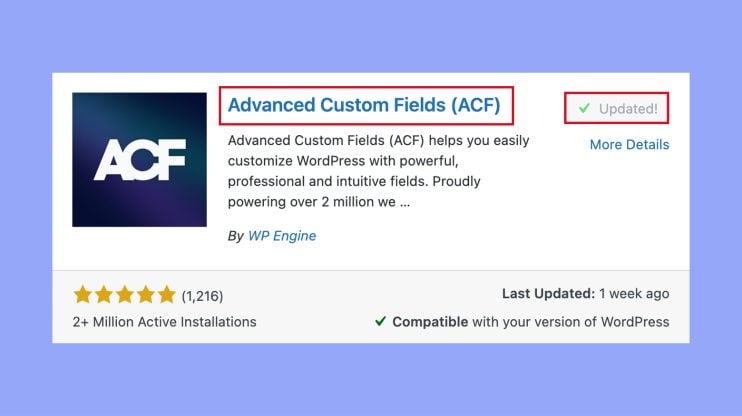 scopri il nostro plugin acf per wordpress, la soluzione ideale per gestire i campi personalizzati con facilità. semplifica la creazione di contenuti e migliora l'esperienza del tuo sito web con potenti funzionalità e opzioni di personalizzazione.