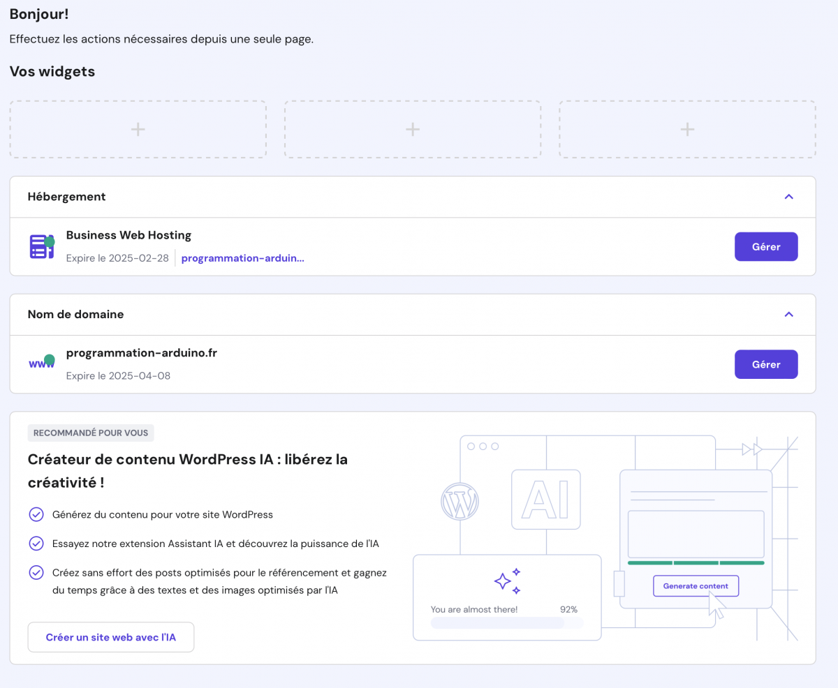 scopri il nostro hosting wordpress accessibile, progettato per offrirti prestazioni elevate e facilità d'uso. ottimizza il tuo sito con strumenti basati su intelligenza artificiale, garantendo un'esperienza utente fluida e senza intoppi.