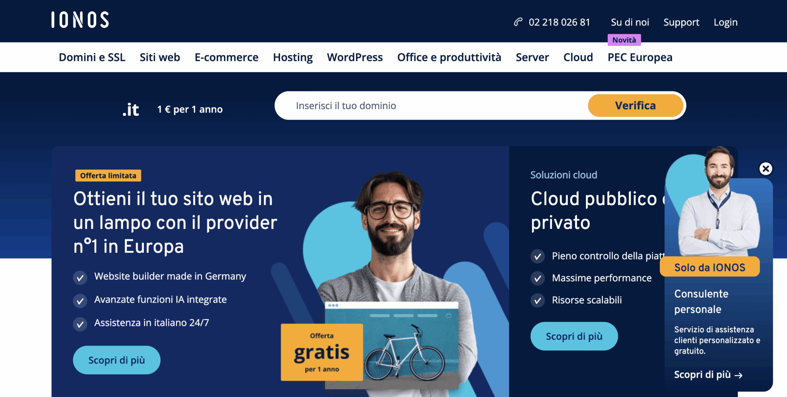 scopri l'offerta wordpress gratuita di ionos e crea il tuo sito web facilmente e senza costi iniziali. approfitta ora dell'opportunit&agrave; per iniziare online con ionos!