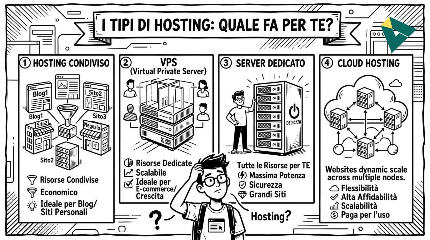 I Tipi di Hosting: Quale Fa per Te? - Ikwaba