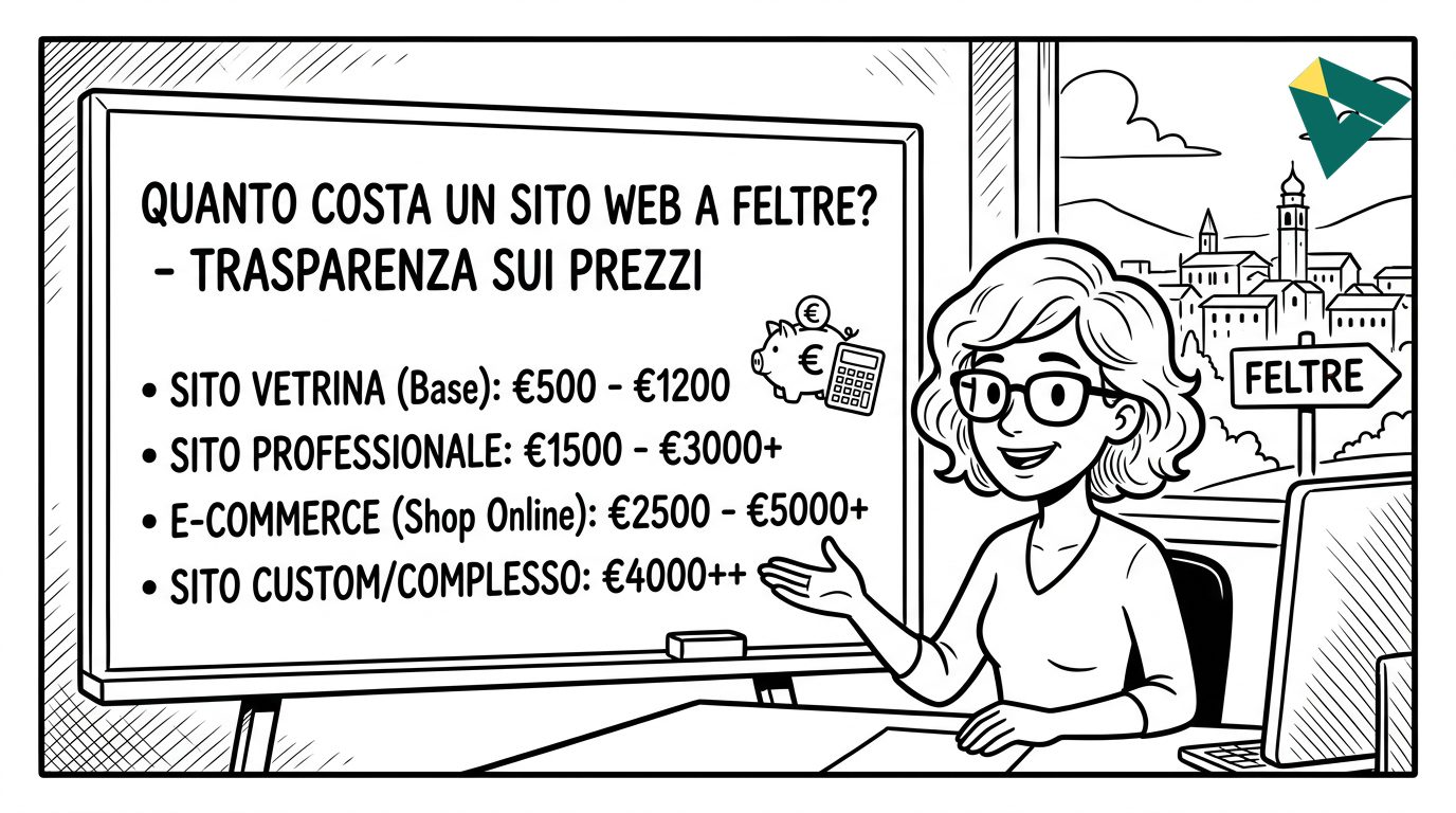 Quanto Costa un Sito Web a Feltre - Ikwaba