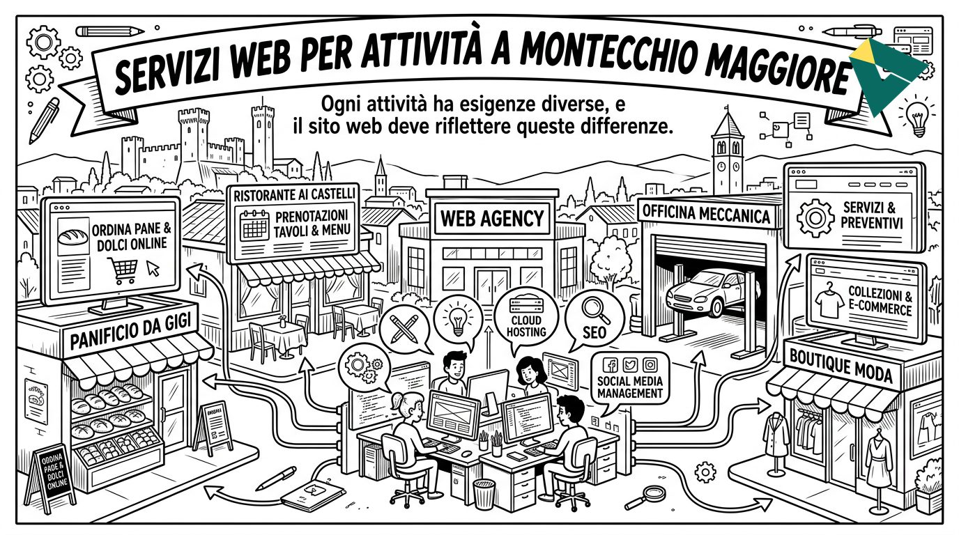 Servizi Web per Attività a Montecchio Maggiore - Ikwaba