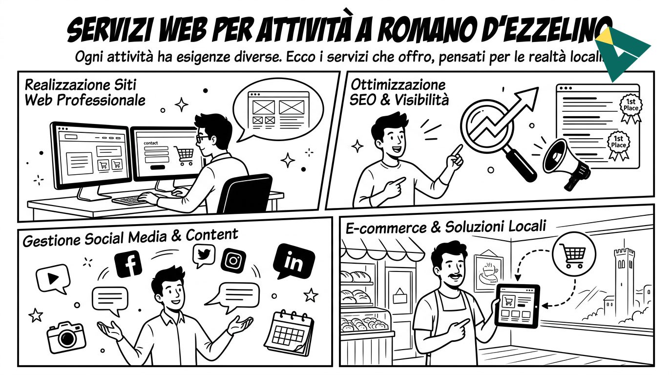 Servizi Web per Attivita a Romano d'Ezzelino - Ikwaba