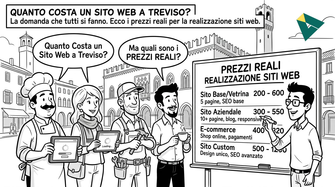 Quanto Costa un Sito Web a Treviso - Ikwaba