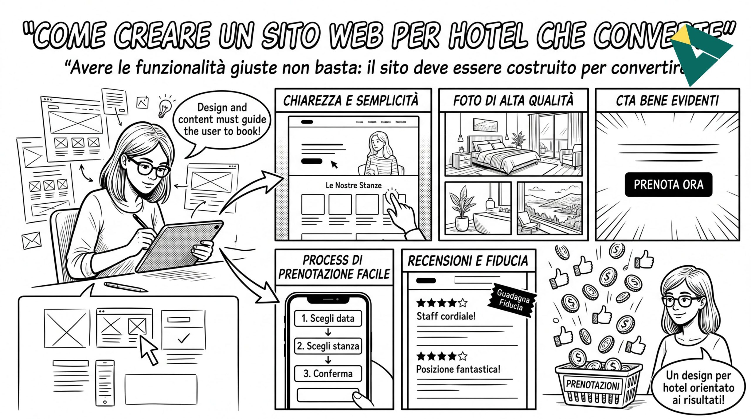 Come Creare un Sito Web per Hotel che Converte - Ikwaba
