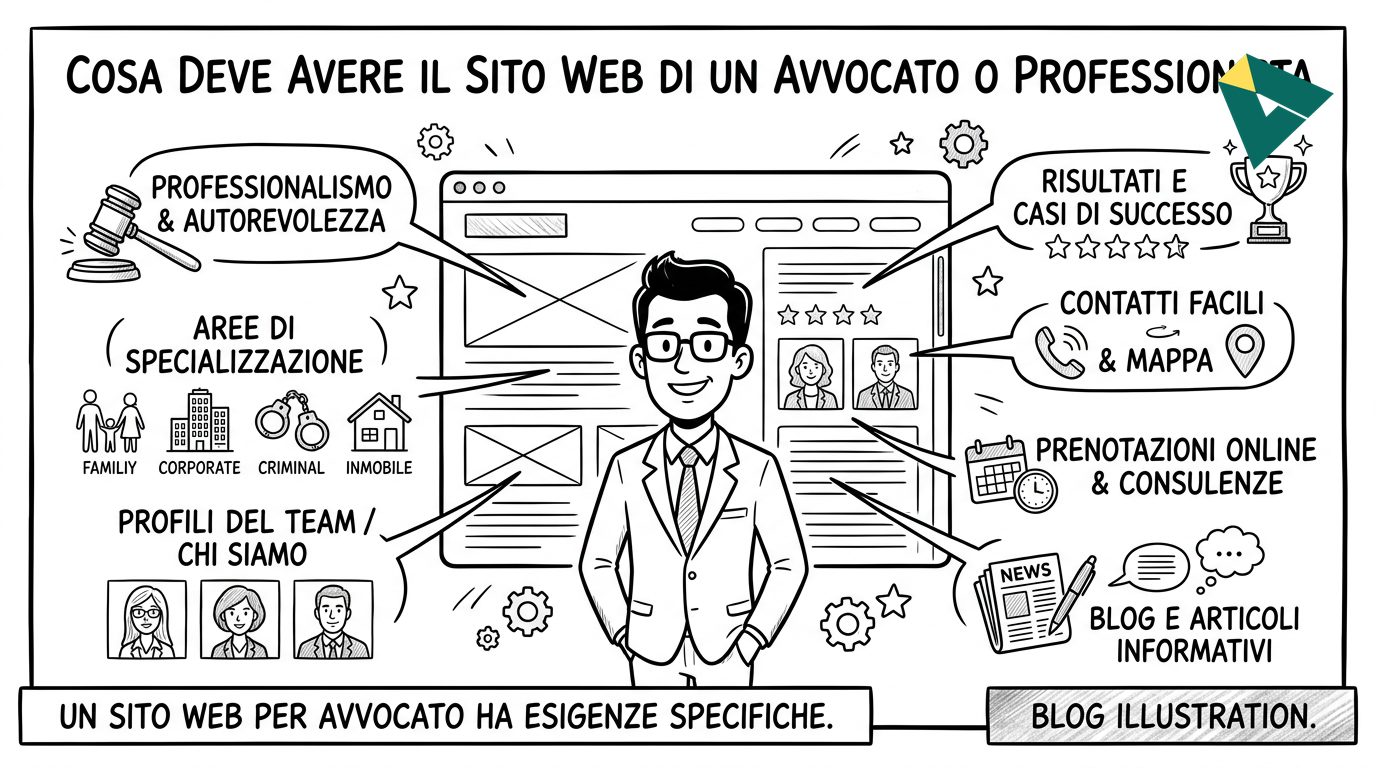 Cosa Deve Avere il Sito Web di un Avvocato o Professionista - Ikwaba