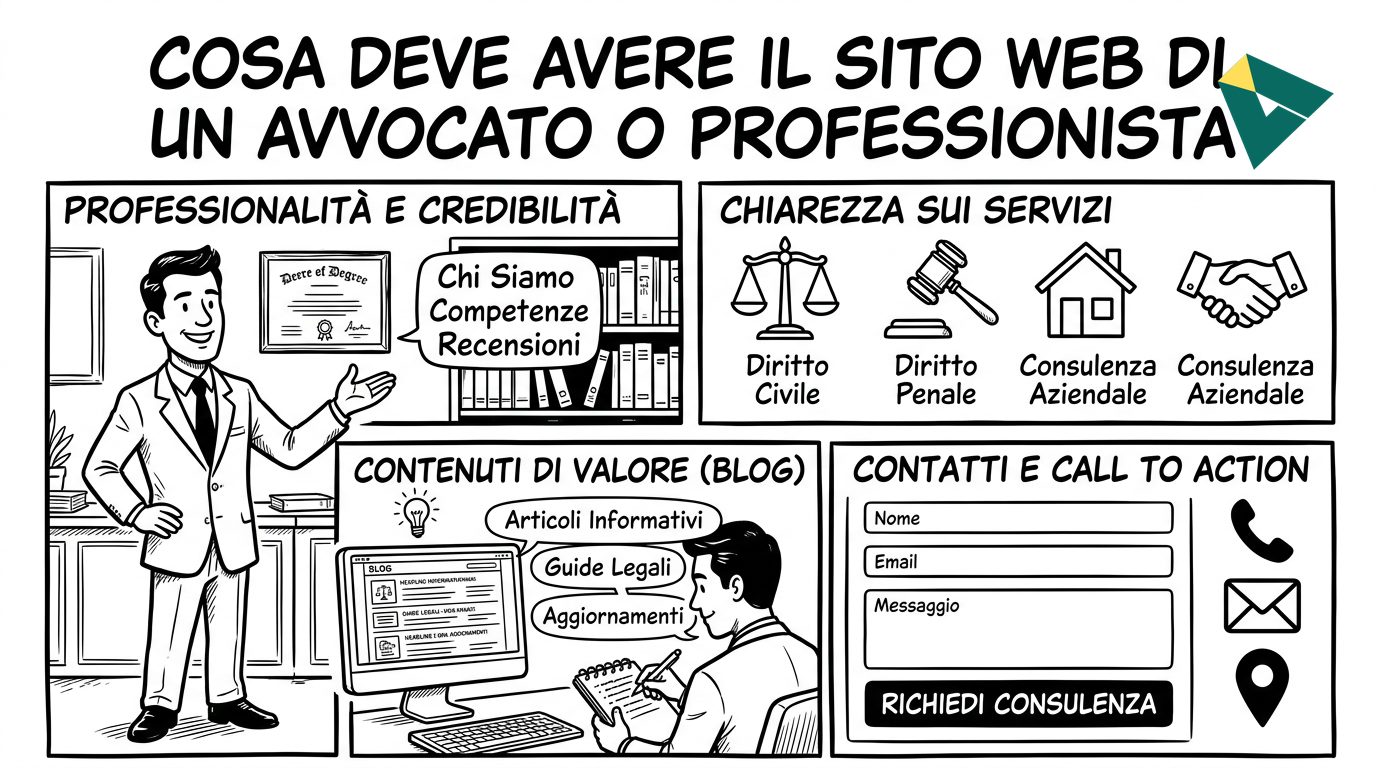 Cosa Deve Avere il Sito Web di un Avvocato o Professionista - Ikwaba