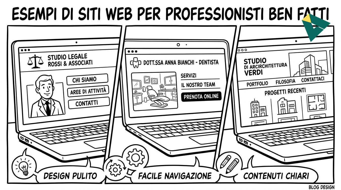 Esempi di Siti Web per Professionisti Ben Fatti - Ikwaba