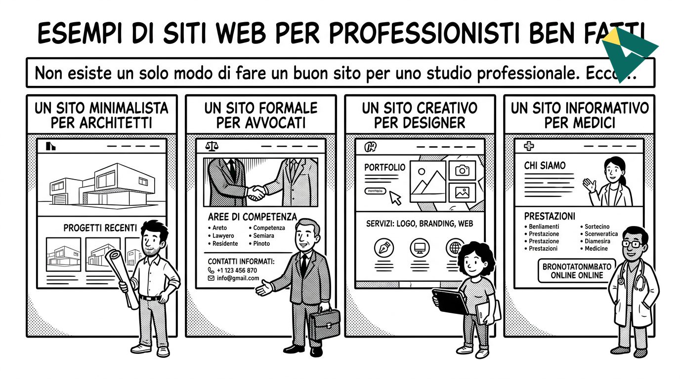 Esempi di Siti Web per Professionisti Ben Fatti - Ikwaba