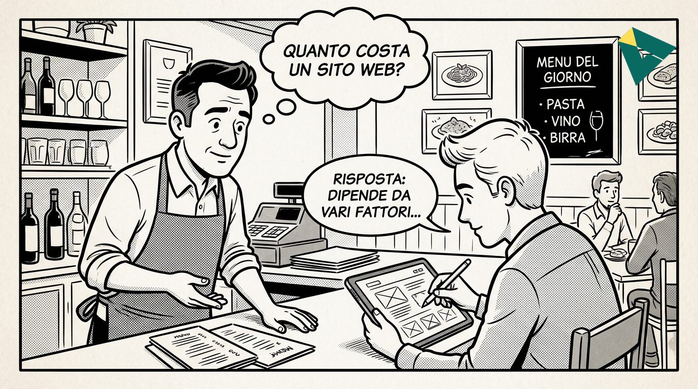 Quanto Costa un Sito Web per Ristoranti e Bar - Ikwaba