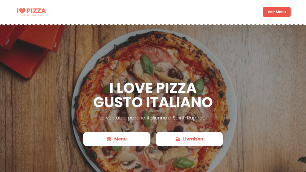 I Love Pizza – Sito Web Pizzeria Napoletana