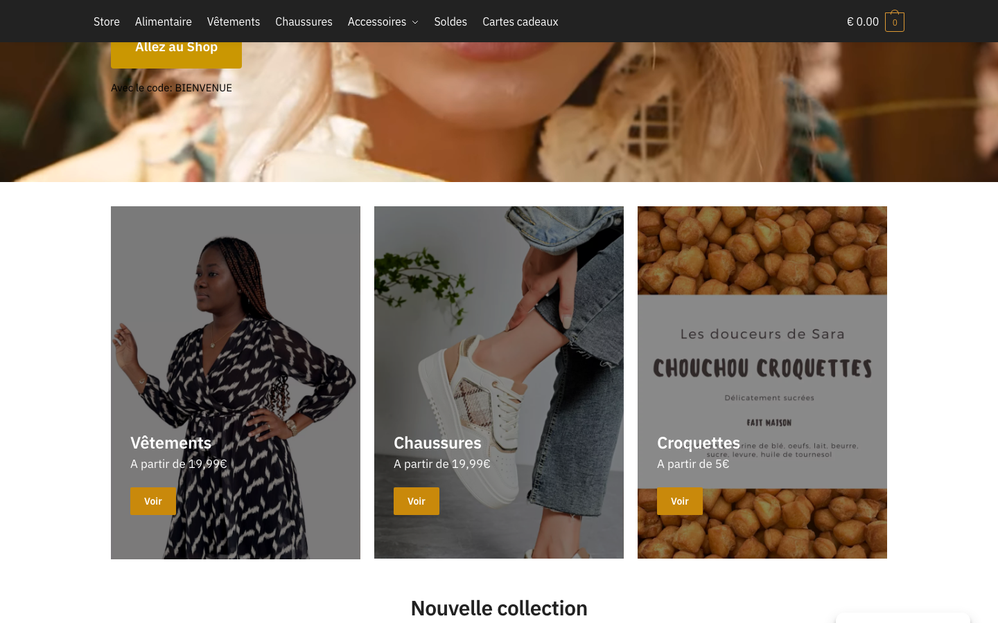 Maelio - Categorie prodotti: Vêtements, Chaussures, Croquettes