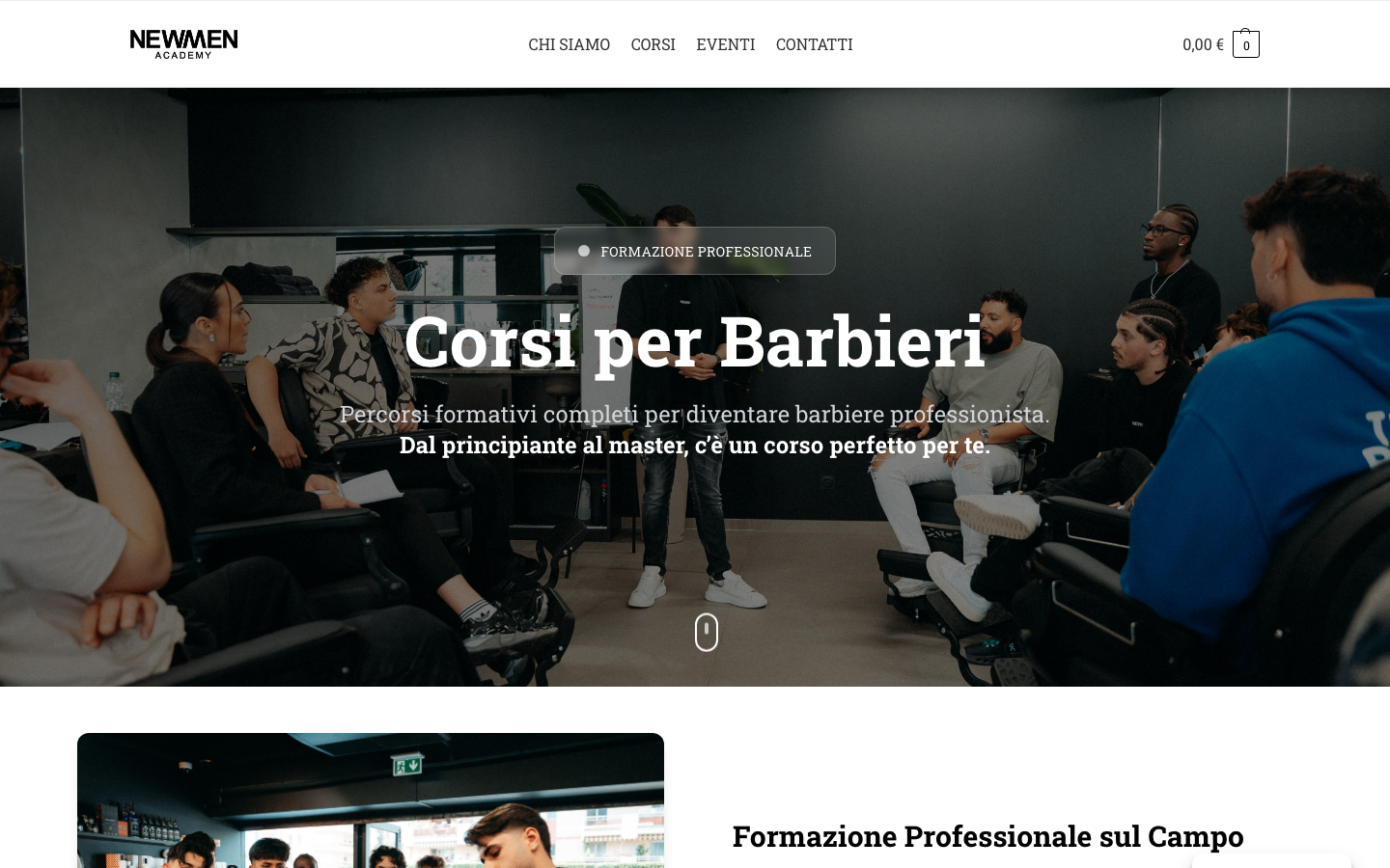 Newmen Academy - Pagina Corsi per Barbieri